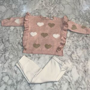 MINICLASIX LEGGING & SWEATER OUTFIT 9M